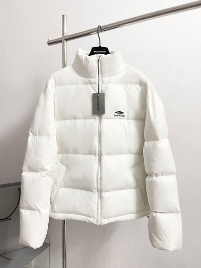 Chamarra Puffer Balenciaga 3B Sports Icon Blanco