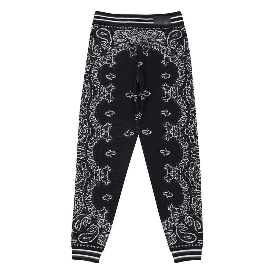 Pantalón Amiri Bandana B-Ball Sweatpants 'BlackGrey'