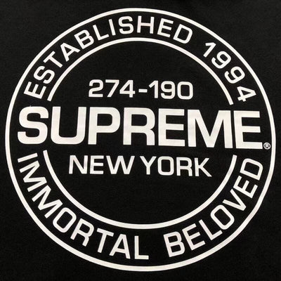 Moletom Supreme Immortal Heather Black