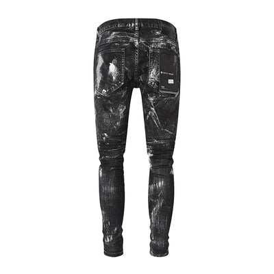 Pantalón Purple Black Silver Jeans