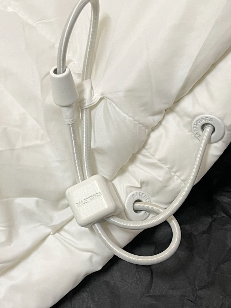 Chamarra Puffer Balenciaga 3B Sports Icon Blanco