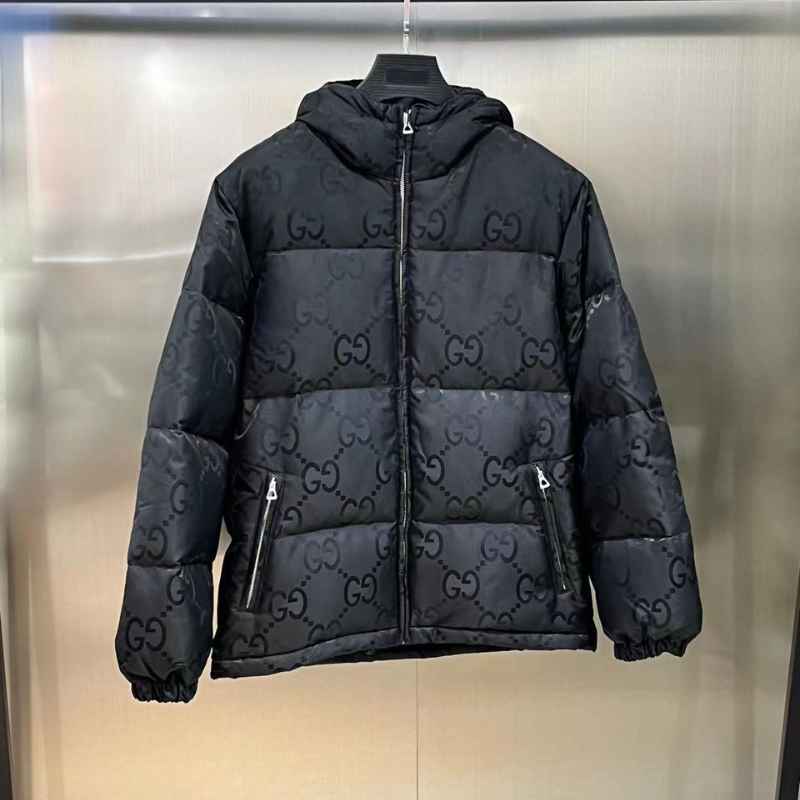 Chamarra Gucci GG Canvas Jumbo Puffer Preta