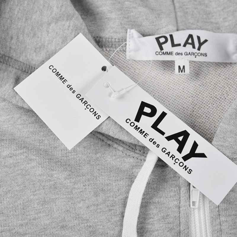 Moletom Comme des Garçons PLAY Logo Gris
