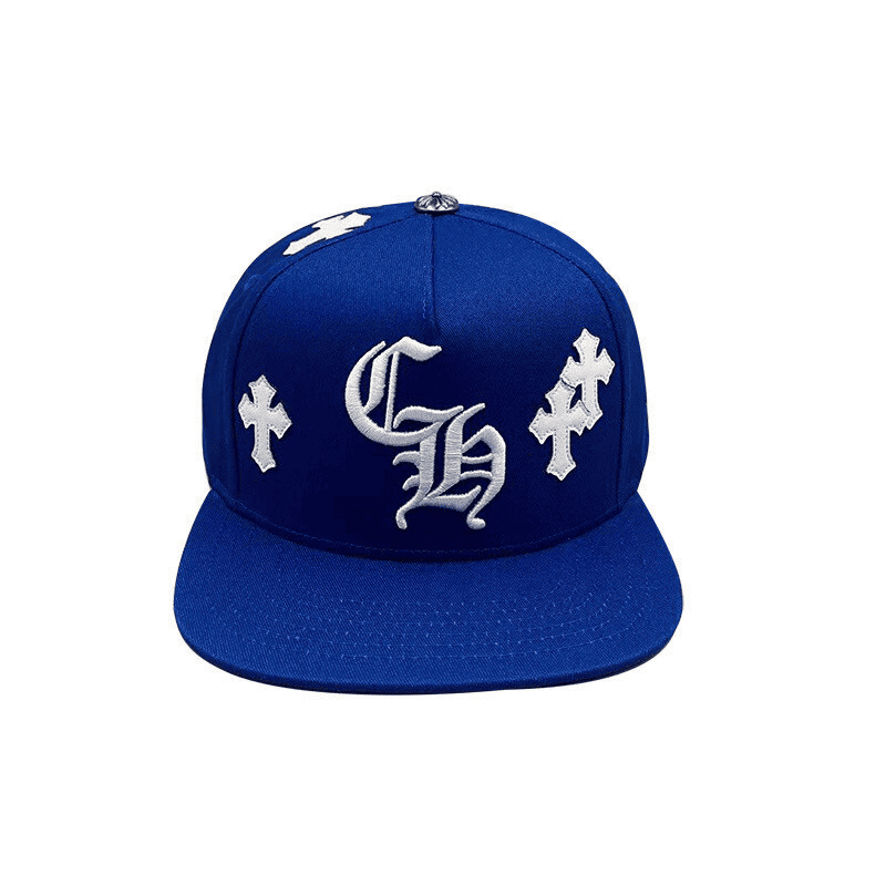 Gorra Chrome Hearts Cross Patch Azul