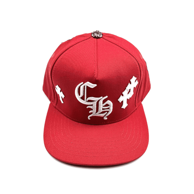 Gorra Chrome Hearts Cross Patch Rojo