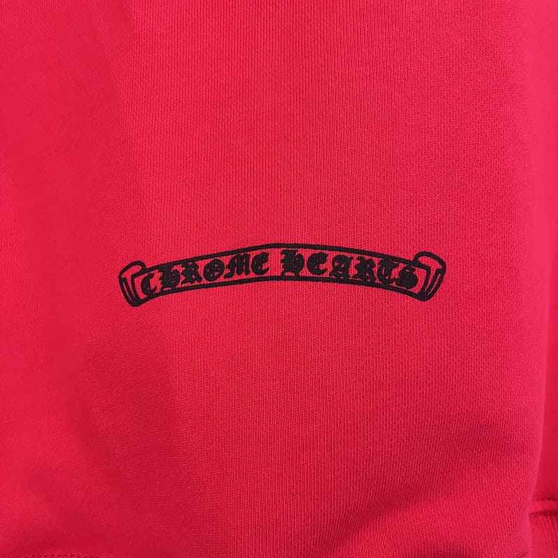 Moletom Chrome Hearts x Matty Boy Flames Rojo