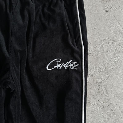 Conjunto Corteiz Veludo Negro