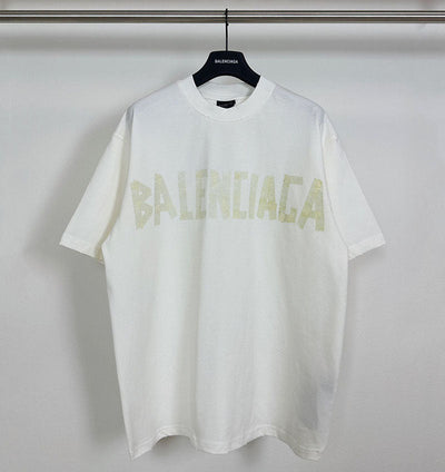 Playera Balenciaga Tape Type Blanco