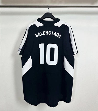 Playera Balenciaga Soccer T-Shirt 'BlackWhite'