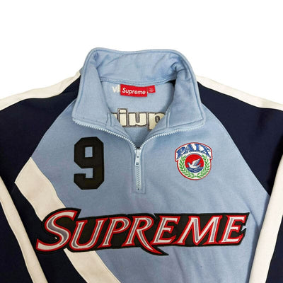 Chamarra Supreme Equipe Half Zip Azul