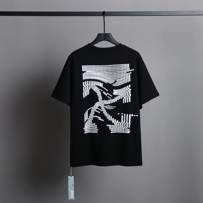 Playera Off-White Graphic Tee Black