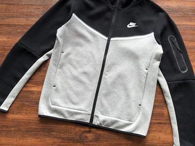Conjunto Nike Tech Fleece Negro y Gris