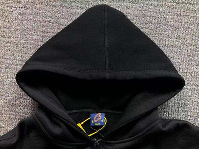 Chamarra Corteiz Arch Shield Zip Black