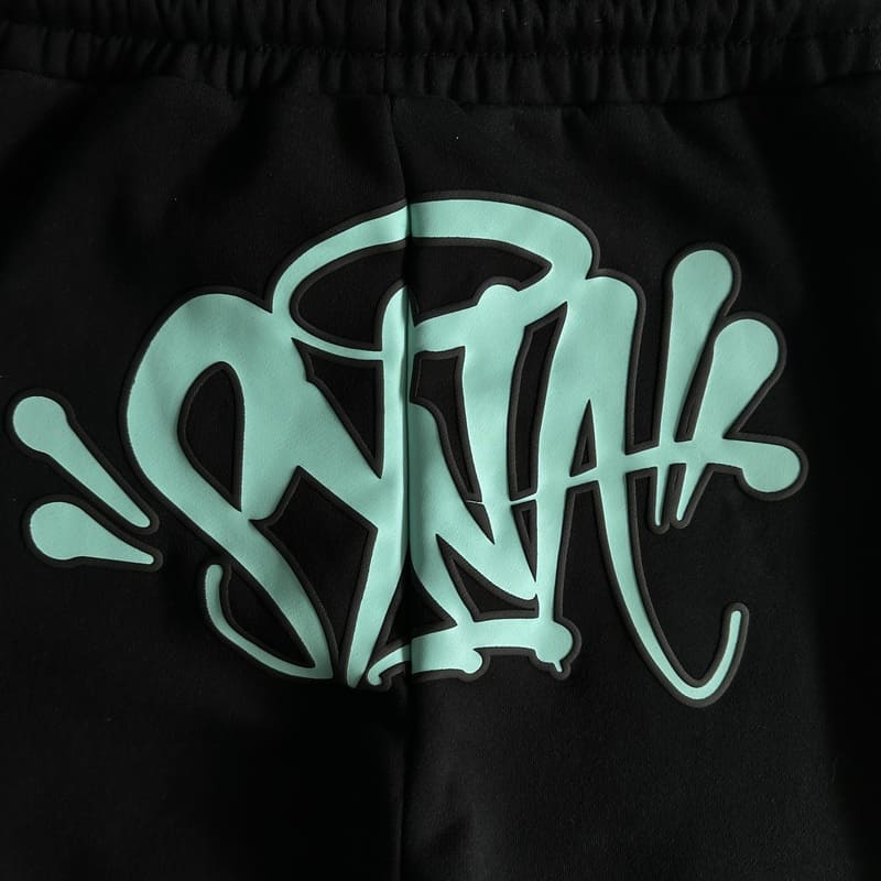 Conjunto Synaworld Logo Negro/Azul