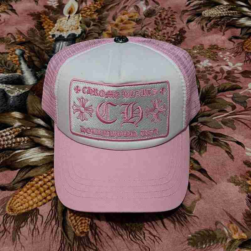 Gorra Chrome Hearts CH Hollywood Rosa