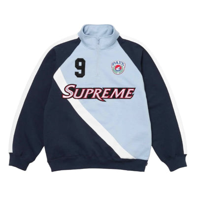 Chamarra Supreme Equipe Half Zip Azul