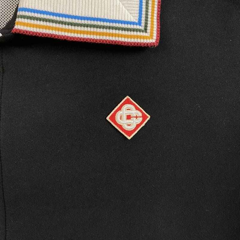 Chamarra Casablanca Sport Logo Preta