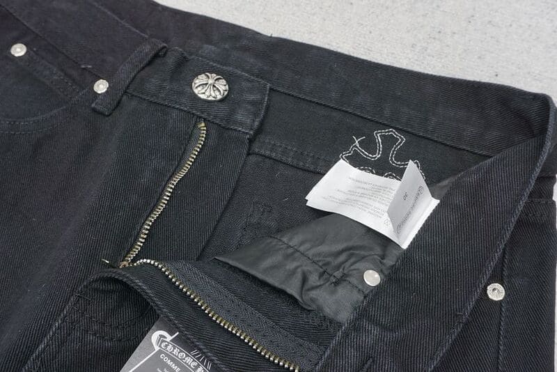 Pantalón Jeans Chrome Hearts Green & Leopard Cross