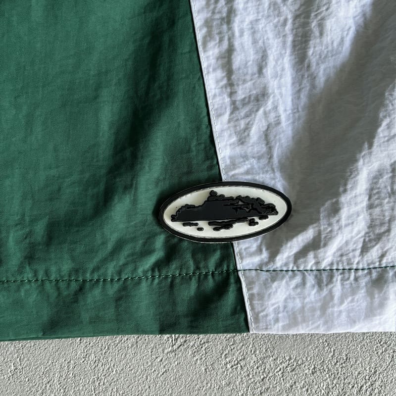 Shorts Corteiz Verde Blanco