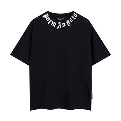 Playera Palm Angels Neck Logo Black
