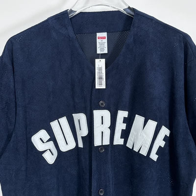 Playera Supreme Ultrasuede Mesh Baseball Azul