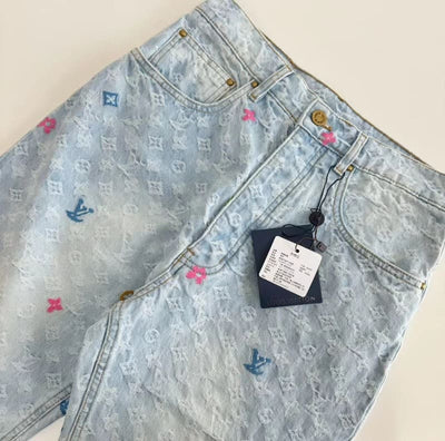 Pantalón Louis Vuitton by Tyler, the Creator Monogram Denim