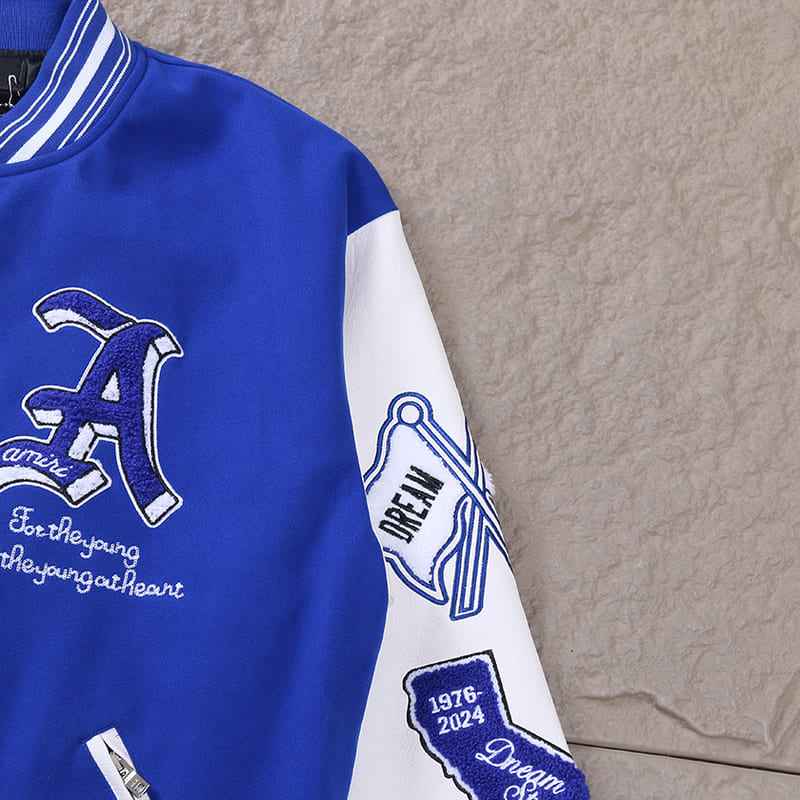 Chamarra Amiri MA Dream Team Varsity Azul