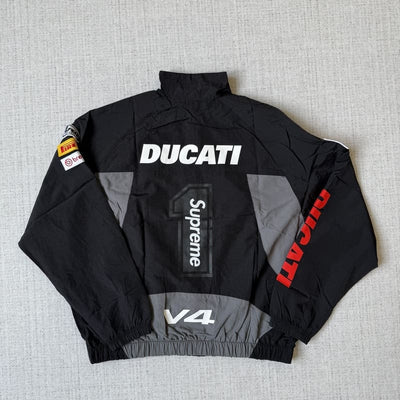 Chamarra Supreme x Ducati Preta