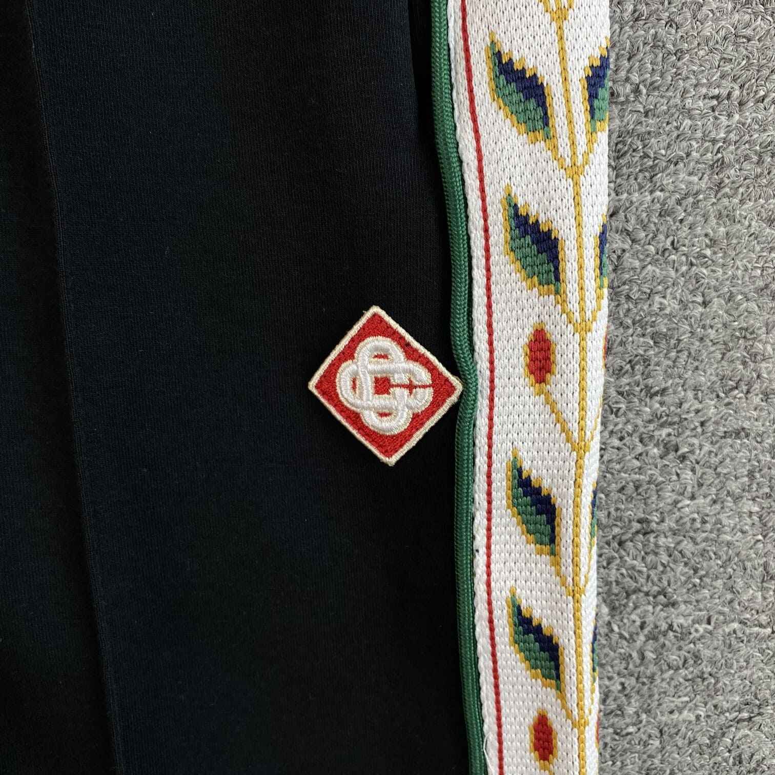 Pantalón Casabalnca Sport Logo Preta