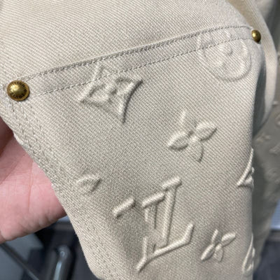 Pantalón Louis Vuitton Monogram Workwear Carpenter Cream