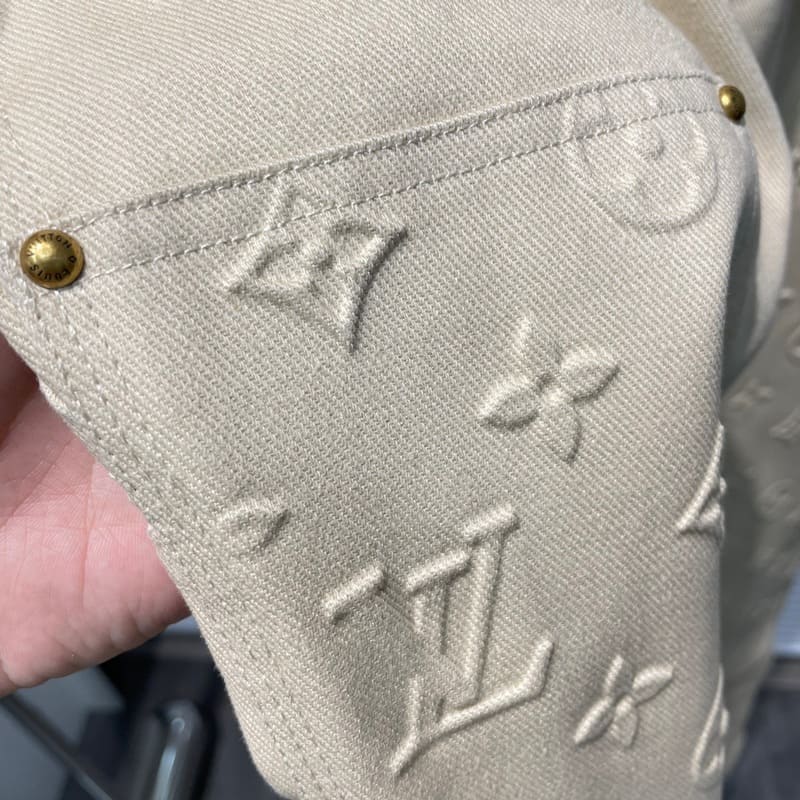 Pantalón Louis Vuitton Monogram Workwear Carpenter Cream
