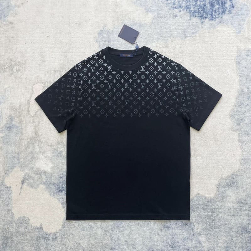Playera Louis Vuitton Gradient Cotton Black