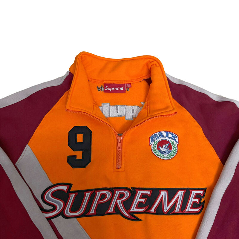 Conjunto Supreme Equipe Half Zip Naranja