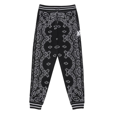 Pantalón Amiri Bandana B-Ball Sweatpants 'BlackGrey'