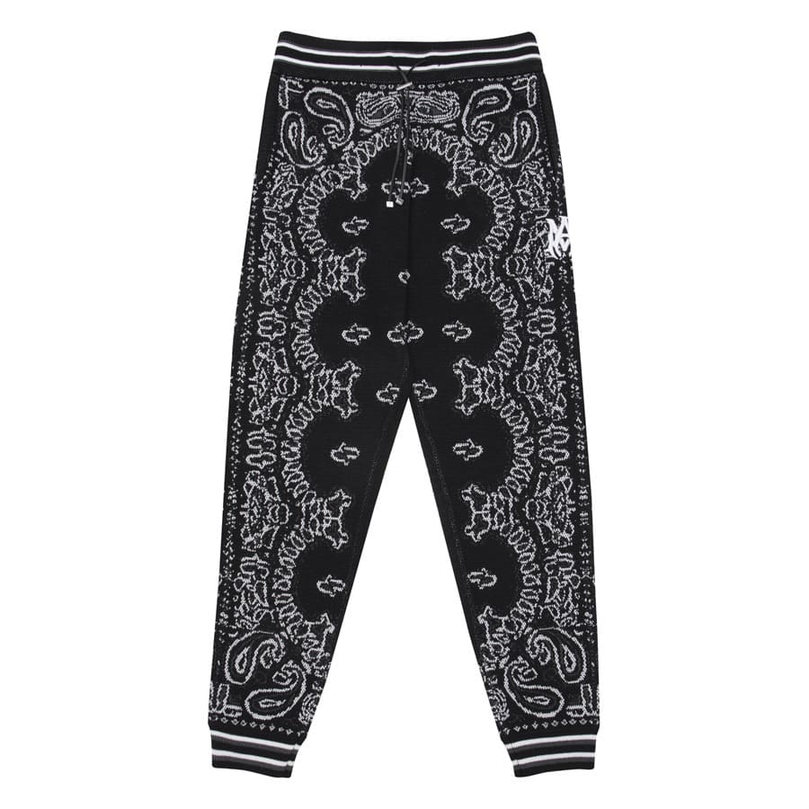 Pantalón Amiri Bandana B-Ball Sweatpants 'BlackGrey'