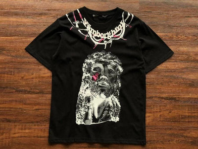 Playera Vlone Yams Day Jesus Piece Black