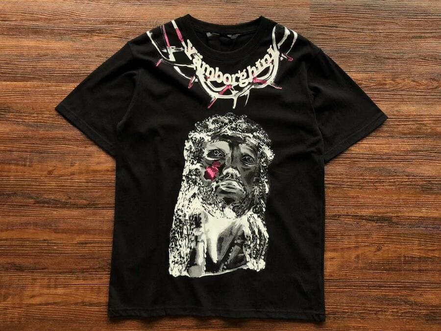 Playera Vlone Yams Day Jesus Piece Black