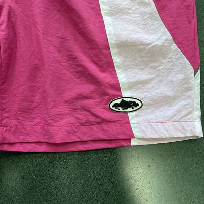 Shorts Corteiz Rosa Blanco