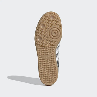 SAMBA OG Silver Metallic Cracked Leather–Cómodo