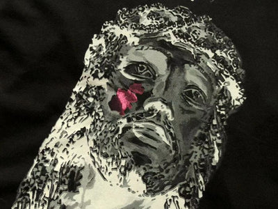 Playera Vlone Yams Day Jesus Piece Black