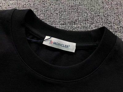 Playera Moncler Logo Preta