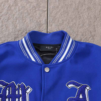 Chamarra Amiri MA Dream Team Varsity Azul