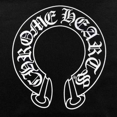 Moletom Chrome Hearts Horseshoe Floral Negro