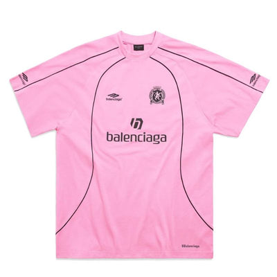 Playera Balenciaga Shanghai #10 Soccer Jersey Oversized Pink
