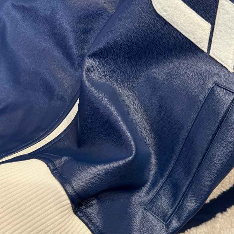 Chamarra Louis Vuitton Leather Mix Teddy