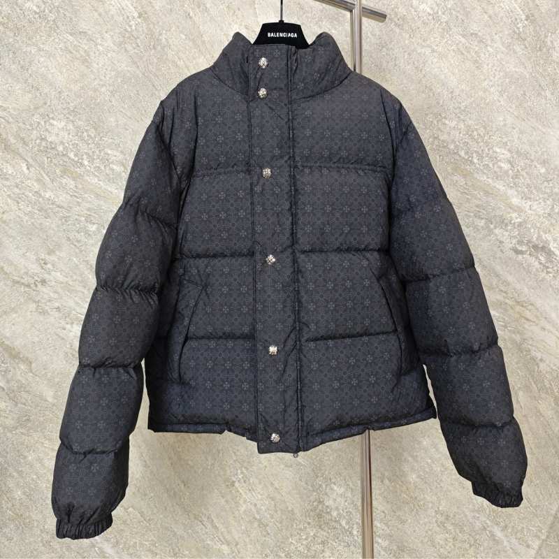 Chamarra Chrome Hearts Monogram Print Puffer Black