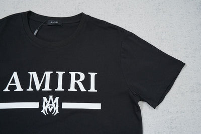 Playera Amiri Bar Logo Black