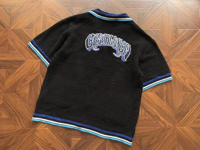 Conjunto Casablanca Crochê Gothic Negro y Azul