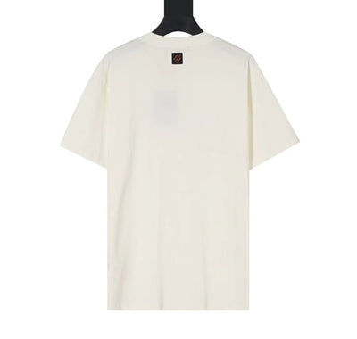 Playera Louis Vuitton White Embroidered Lovers