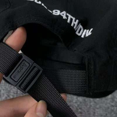 Gorra Supreme Military Camp Black Sup-94th/div